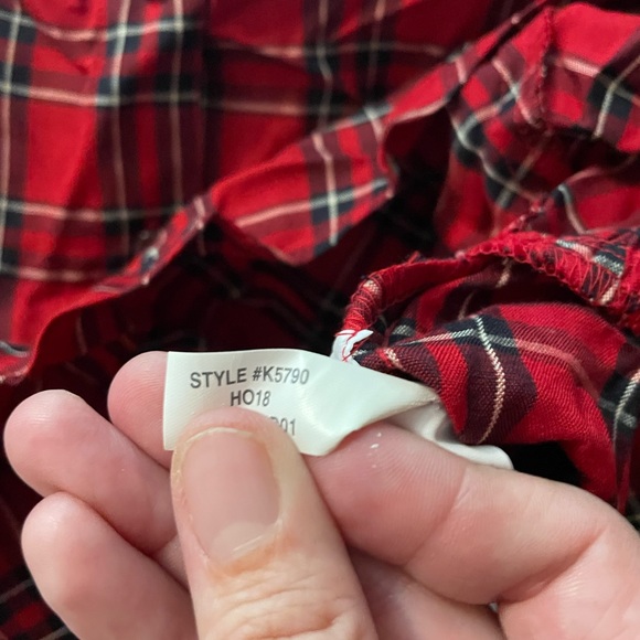 Madewell Studio Ruffle-Hem Top in Clanton Plaid Size S - Picture 5 of 5